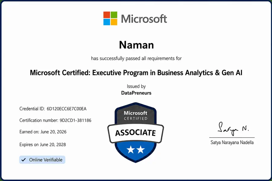 Microsoft Certification